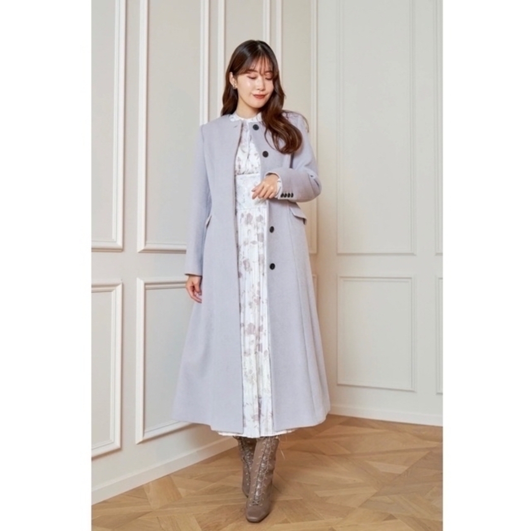 Her lip to - Herlipto Mirage Tippet Long Coat blueコートの通販 by