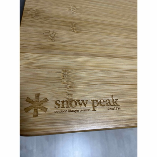 Snow Peak(スノーピーク)のスノーピーク　ワンアクションテーブル竹 インテリア/住まい/日用品の机/テーブル(アウトドアテーブル)の商品写真