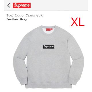 シュプリーム(Supreme)のSupreme Box Logo Crewneck HeatherGrey XL(スウェット)