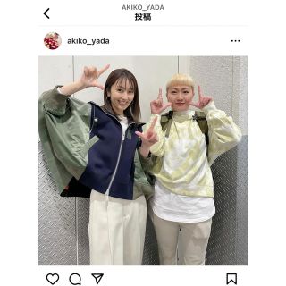 矢田亜希子着用　ナイキ×サカイ　プルオーバーパーカー　ユニセックス美品