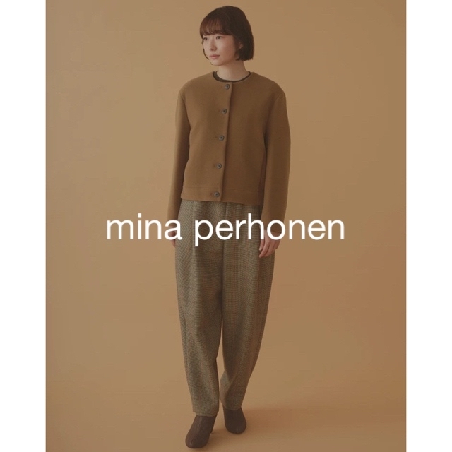 激安直営店 mina a/w sammaltaブルゾン2022-23 ミナペルホネン