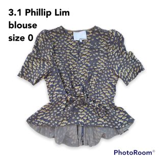 3.1PhilipLim スリーワン フィリップリム ブラウス 半袖 S