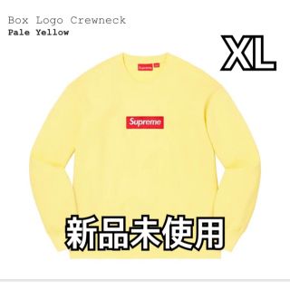 シュプリーム(Supreme)のSupreme Box Logo Crewneck Pale Yellow(スウェット)