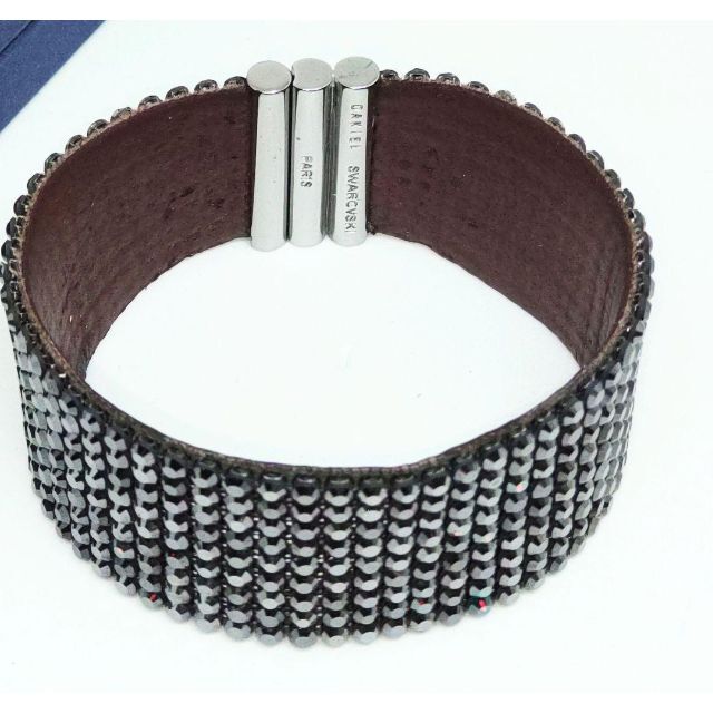 ✨️美品✨スワロフスキー ブラックストーン バングル