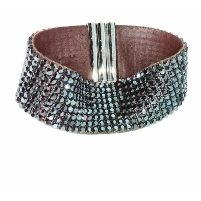 ✨️美品✨スワロフスキー ブラックストーン バングル