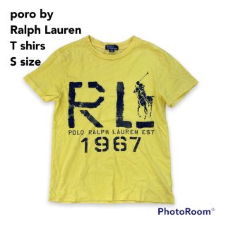 ポロラルフローレン(POLO RALPH LAUREN)の90s ポロバイラルフローレン　半袖Tシャツ　ビッグプリント　男女兼用　キッズ(Tシャツ/カットソー(半袖/袖なし))