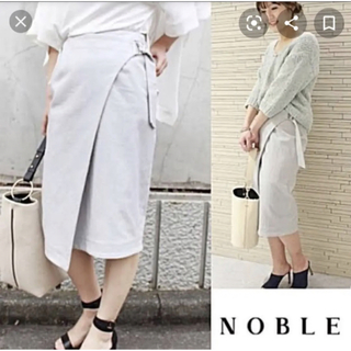 ノーブル(Noble)のnoble ラップスカート(ひざ丈スカート)