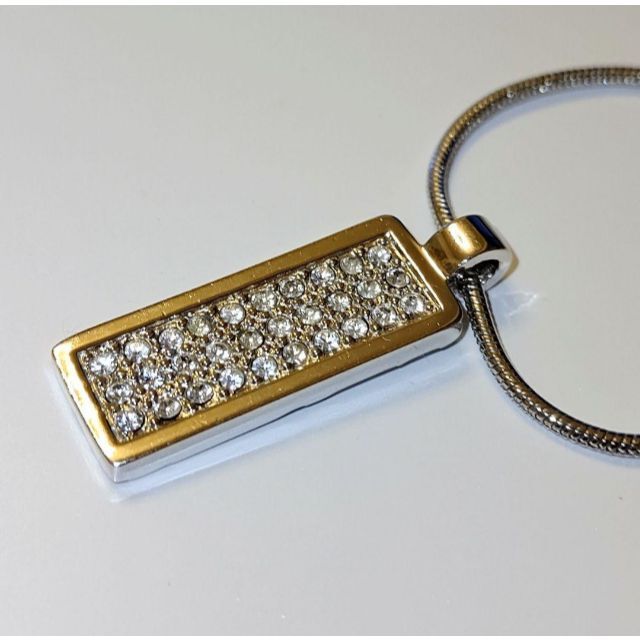 Dior✨️希少✨️美品✨ロゴプレート&ラインストーン2way ネックレス
