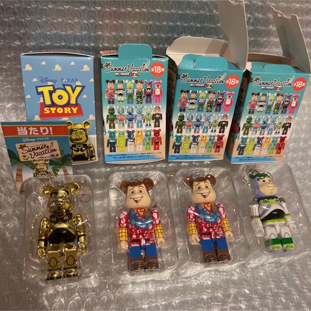 トイストーリー toystory ベアブリック happyくじ wow賞 レア