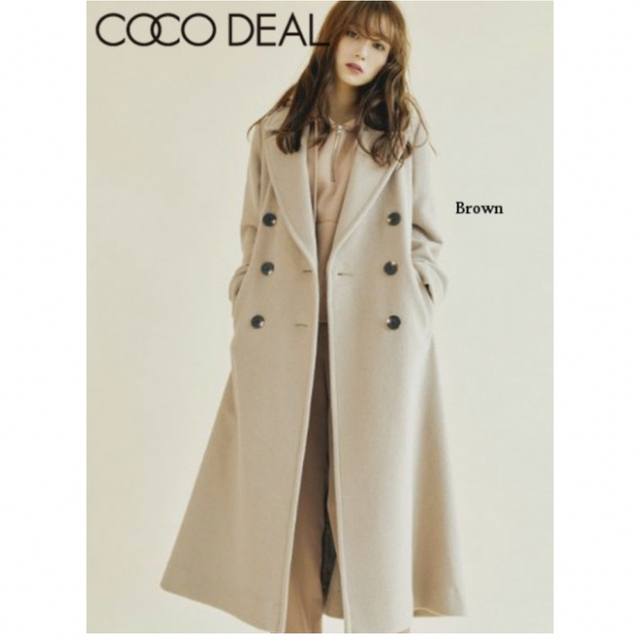 COCO DEAL(ココディール)のcocodeal ロングコート レディースのジャケット/アウター(ロングコート)の商品写真