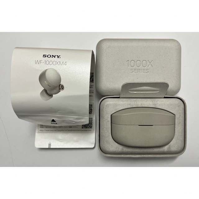 SONY フルワイヤレスイヤホン WF-1000XM4 シルバー - ヘッドフォン