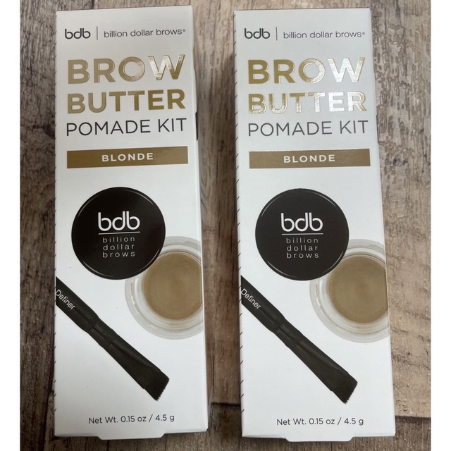 bdb ブロウバター　ブロンド　筆付き　2箱セット コスメ/美容のベースメイク/化粧品(パウダーアイブロウ)の商品写真