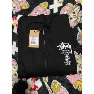 ステューシー(STUSSY)のストゥーシー　ジップアップパーカー　ワールドツアー(パーカー)