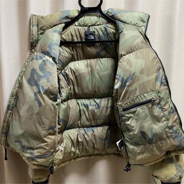 割引購入 ザノースフェイス ヌプシ センターロゴ ダウンジャケット