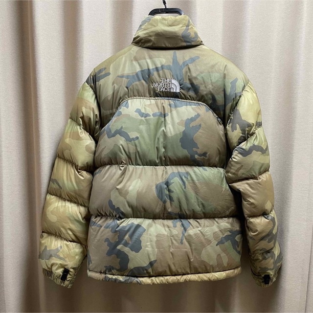 THE NORTH FACE ヌプシ センターロゴ 迷彩 ダウンジャケット