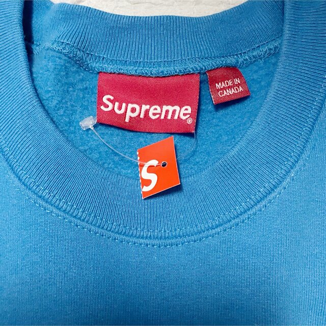 supreme box logo crewneck Blue Mサイズ