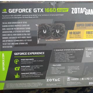 ZOTAC GAMING Geforce GTX 1660 SUPER(PCパーツ)