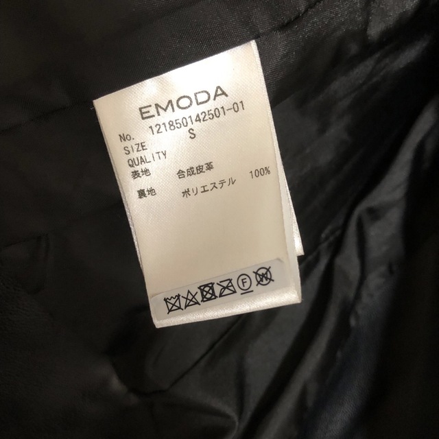 EMODA エモダ EMODA ライダースジャケット Sサイズの通販 by まー's shop｜エモダならラクマ