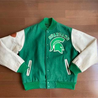 Michigan State“SPARTANS“ヴィンテージ スタジャンMサイズ