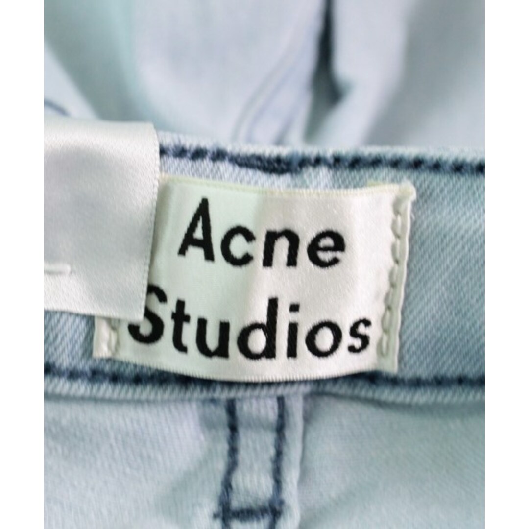 Acne Studios(アクネストゥディオズ)のAcne Studios デニムパンツ 24(S位) 水色(デニム) 【古着】【中古】 レディースのパンツ(デニム/ジーンズ)の商品写真