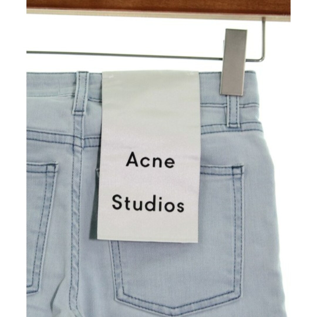 Acne Studios(アクネストゥディオズ)のAcne Studios デニムパンツ 24(S位) 水色(デニム) 【古着】【中古】 レディースのパンツ(デニム/ジーンズ)の商品写真
