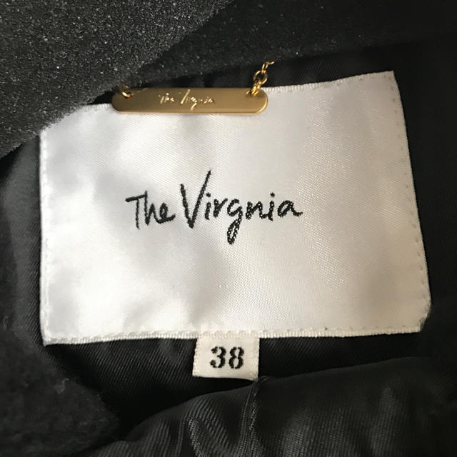 The Virgnia(ザヴァージニア)の新品 The virgnia ロングダッフルコート 黒 レディースのジャケット/アウター(ダッフルコート)の商品写真