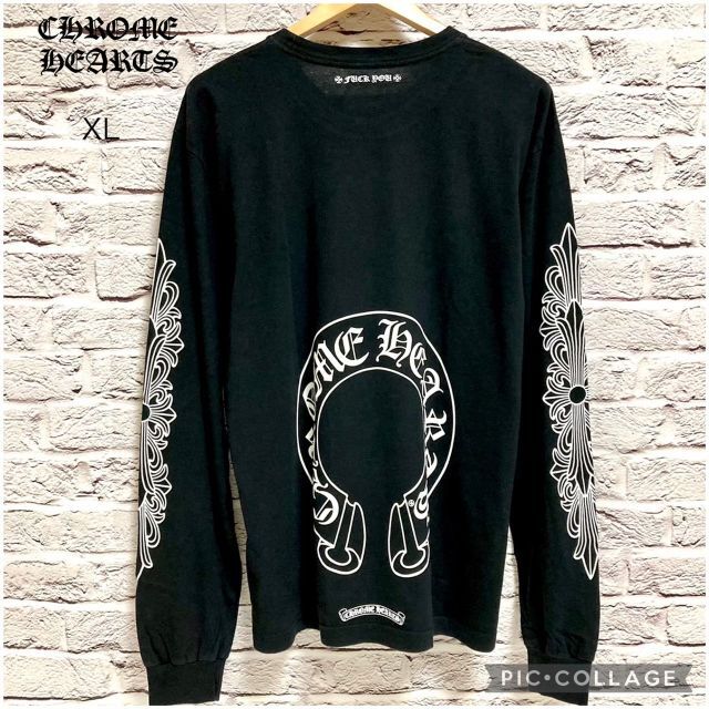 Chrome Hearts - 【稀少XL】Chrome Hearts クロムハーツ ホースシュー長袖Ｔシャツ