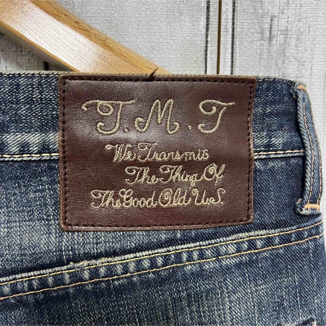 TMT(ティーエムティー)のT.M.T ユーズド加工セルビッチデニム！日本製！ メンズのパンツ(デニム/ジーンズ)の商品写真