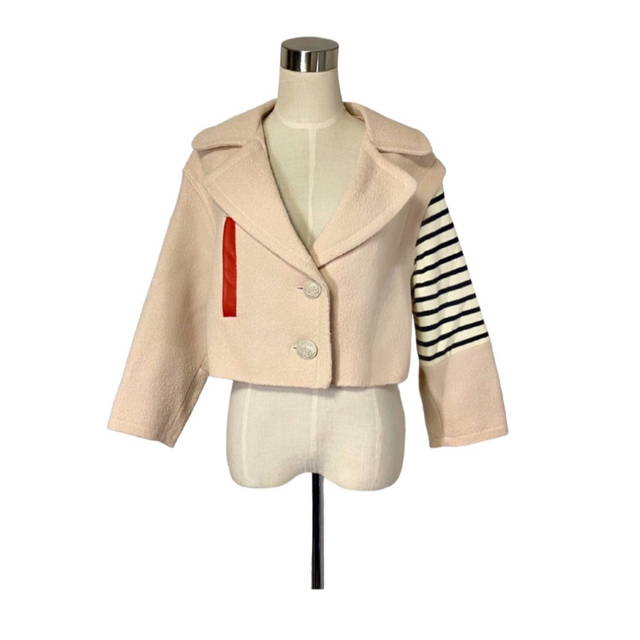 H.P.FRANCE - スペイン製 定価15万 ドレスクチュールメーカー ショートコート