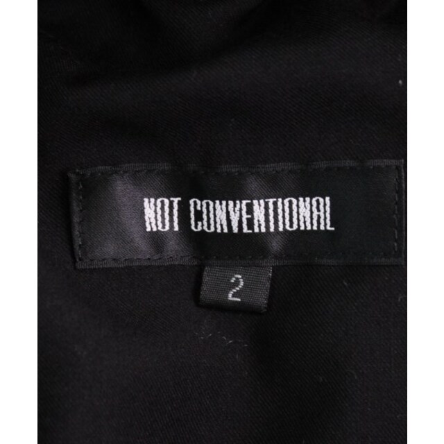 NOT CONVENTIONAL(ノットコンベンショナル)のNOT CONVENTIONAL パンツ（その他） 2(M位) 黒 【古着】【中古】 メンズのパンツ(その他)の商品写真