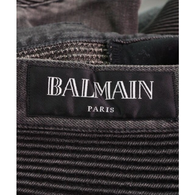 BALMAIN(バルマン)のBALMAIN バルマン デニムパンツ 34(XL位) グレー(デニム) 【古着】【中古】 メンズのパンツ(デニム/ジーンズ)の商品写真