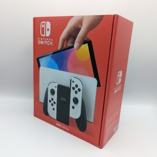 ニンテンドースイッチ(Nintendo Switch)の新品未開封 Nintendo Switch 有機ELモデル ホワイト(家庭用ゲーム機本体)