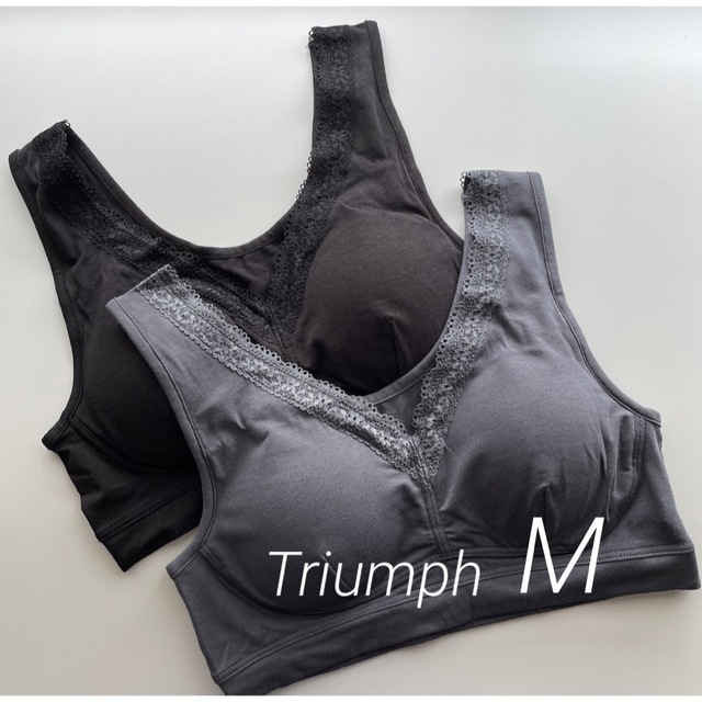 Triumph - トリンプ Mサイズ 2枚セット ナイトブラ ブラトップ ノン ...