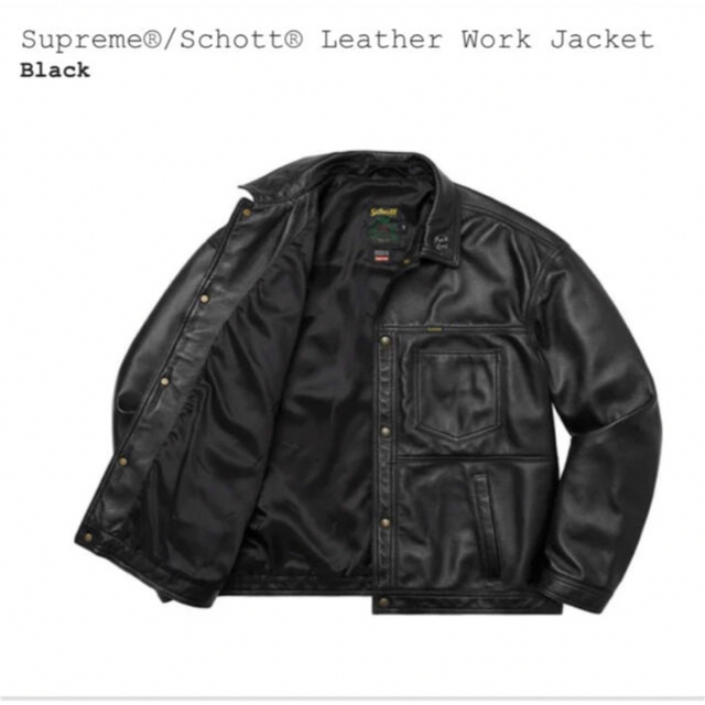 Supreme(シュプリーム)のsupreme schott lether work jacket シュプリーム メンズのジャケット/アウター(レザージャケット)の商品写真