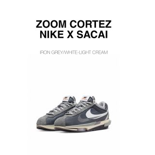 サカイ(sacai)のZOOM CORTEZ NIKE X SACAI スニーカー 22.5-23cm(スニーカー)