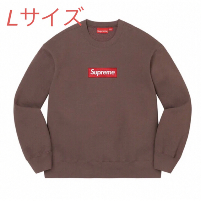 Supreme - Supreme Box Logo Crewneck BROWN 茶Lの通販 by Hi shop