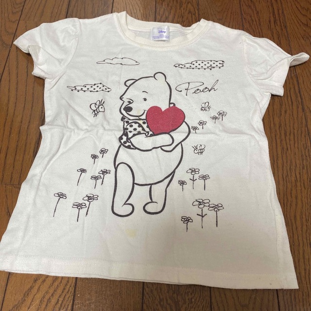 Disney(ディズニー)のくまのプーさん　半袖Tシャツ　120センチ キッズ/ベビー/マタニティのキッズ服女の子用(90cm~)(Tシャツ/カットソー)の商品写真