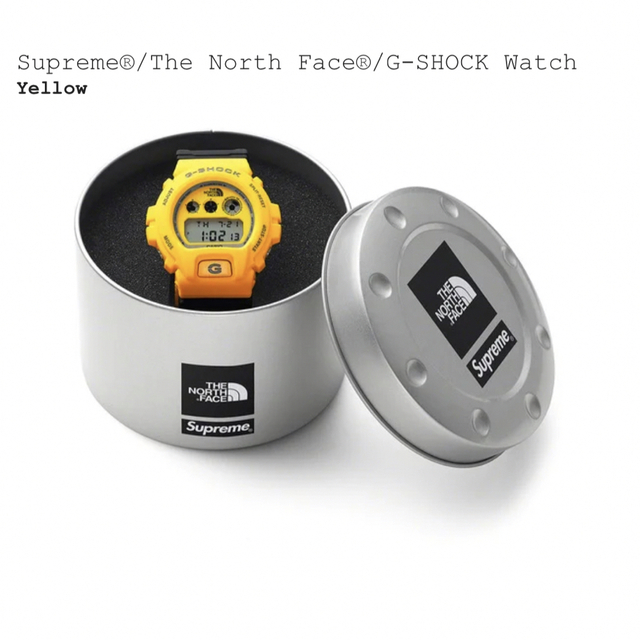 Supreme®/The North Face®/G-SHOCK Watch 黄