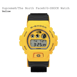 シュプリーム(Supreme)のSupreme®/The North Face®/G-SHOCK Watch 黄(腕時計(デジタル))