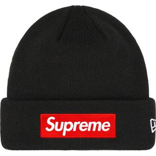 シュプリーム(Supreme)のsupreme new era box logo beanie 黒 新品(ニット帽/ビーニー)