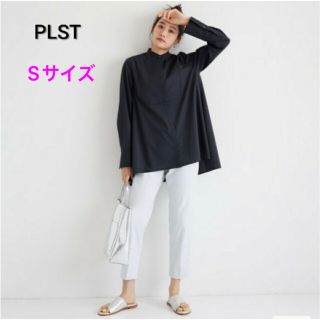 プラステ(PLST)のプラステ　PLST ♡ コットンブレンドブザムシャツ　Sサイズ(シャツ/ブラウス(長袖/七分))