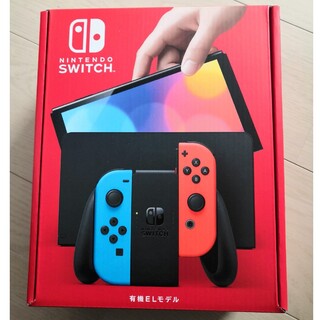 ニンテンドースイッチ(Nintendo Switch)のNintendo Switch 有機ELモデル 本体 ネオンブルー ネオンレッド(家庭用ゲーム機本体)