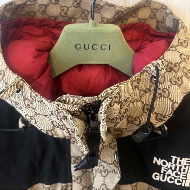 Gucci(グッチ)のTHE NORTH FACE x GUCCI ダウンジャケット希少Sサイズ メンズのジャケット/アウター(ダウンジャケット)の商品写真