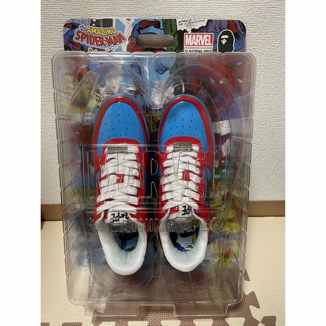 BAPE STA  SPIDERMAN スパイダーマン US8.5 26.5cmスニーカー