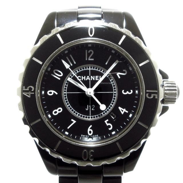 CHANEL - シャネル 腕時計 J12 H0682 レディース 黒