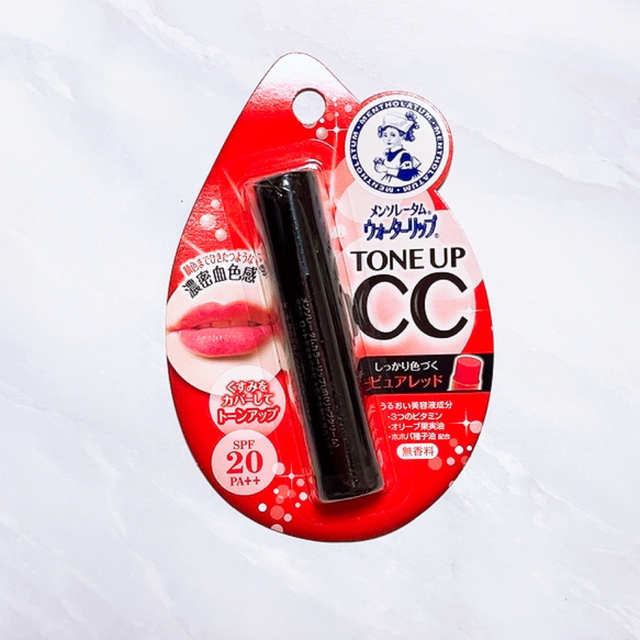 ロート製薬 メンソレータム ウォーターリップ トーンアップCC ピュアレッドの通販 by ますたん0813 新品未開封 メンソレータムウォーターリップ ヴァセリンリップクリーム 2点セット