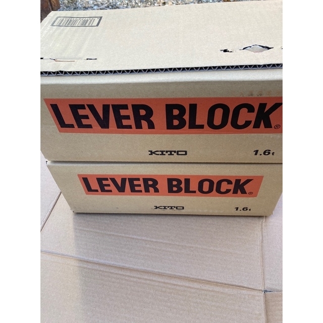 新品 キトーレバーブロック 1.6t 2台 送料無料 - 工具/メンテナンス