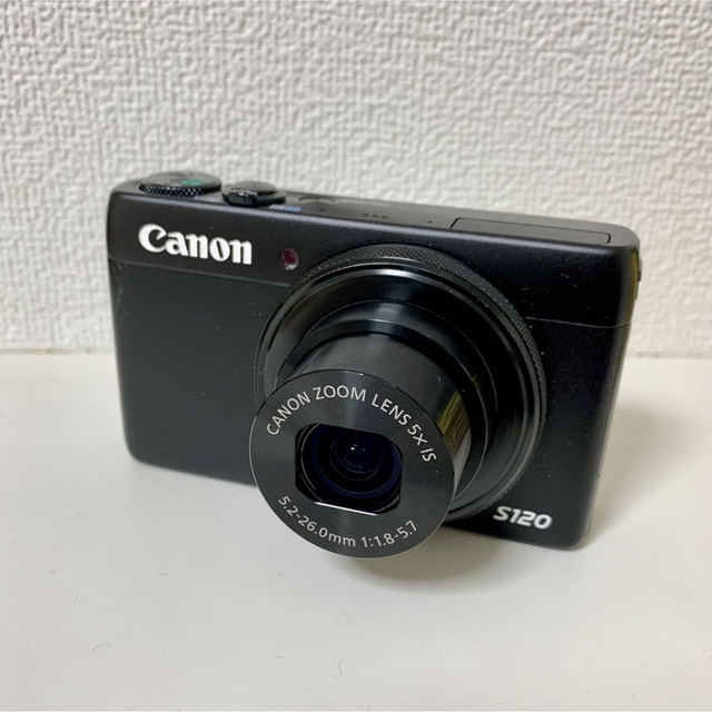 Canon(キヤノン)のキャノン　Canon  PowerShot S120 ブラック　中古品 スマホ/家電/カメラのカメラ(コンパクトデジタルカメラ)の商品写真