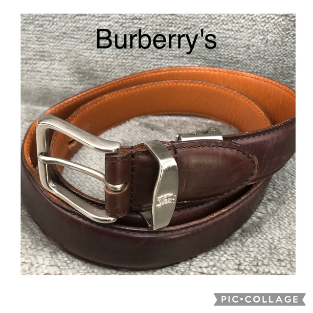 BURBERRY(バーバリー)のBurberry'sバーバリーズ　ヴィンテージ　レザーベルト メンズのファッション小物(ベルト)の商品写真