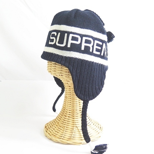 SUPREME 16AW Earflap Beanie ニットキャップ